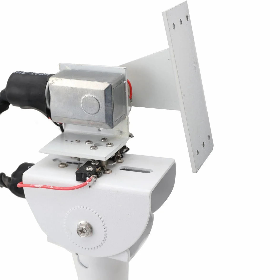 Bricolaje 30 W Dos ejes giratorio Cardán Solar Tracking Robot vigilancia alto par motor engranaje helicoidal