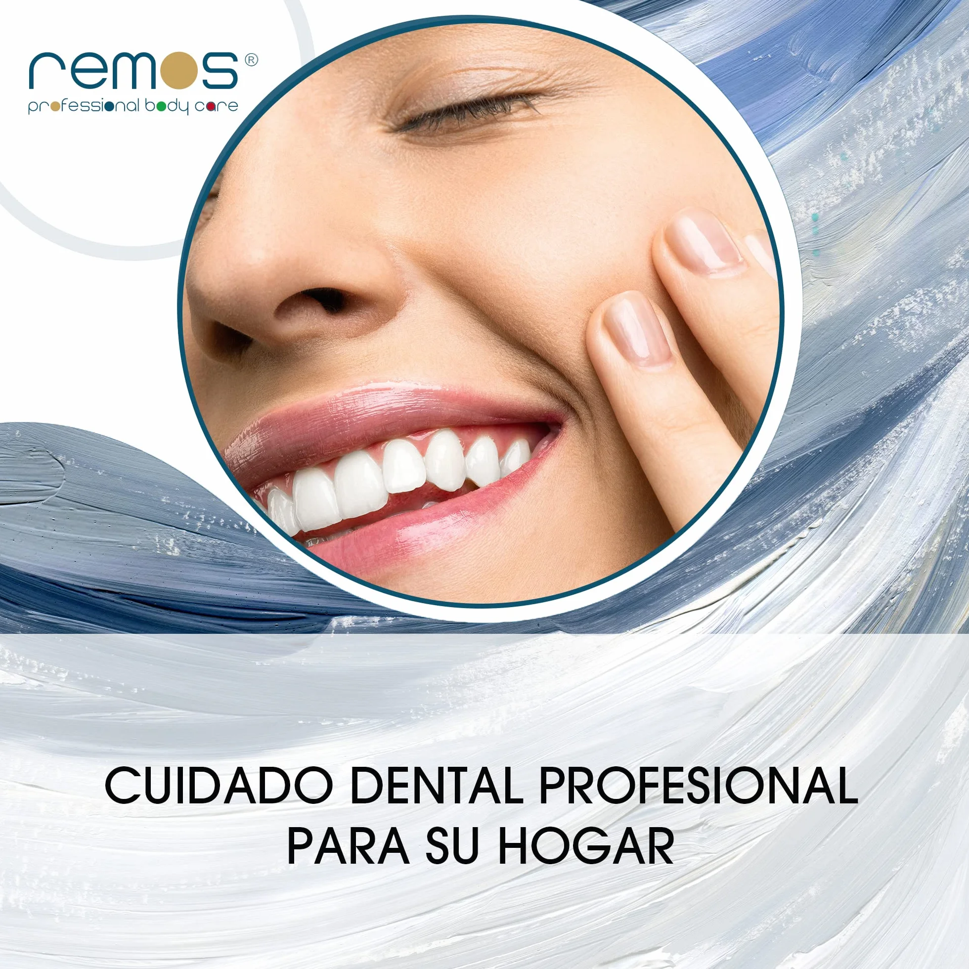 REMOS Espejo dental acero inoxidable aumento 1.5x
