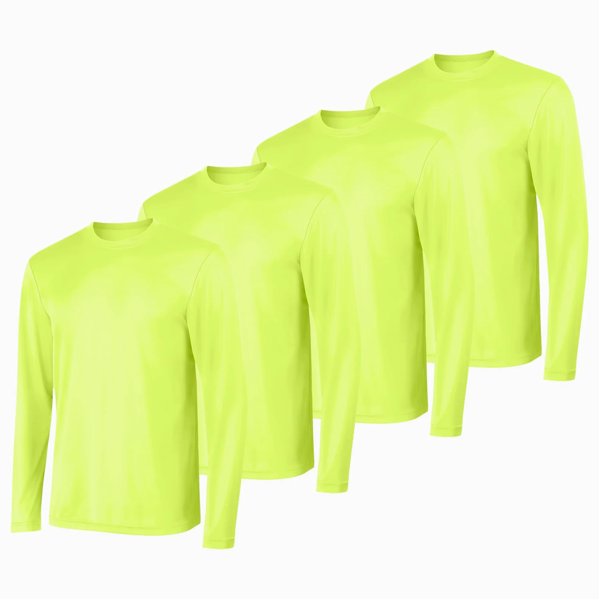 Hanes Paquete de Camisetas de Manga Larga, Camisetas Cool Dri Que Absorben La Humedad, Camiseta de Rendimiento, Paquete de 2 Camiseta Hombre (Pack de 2)