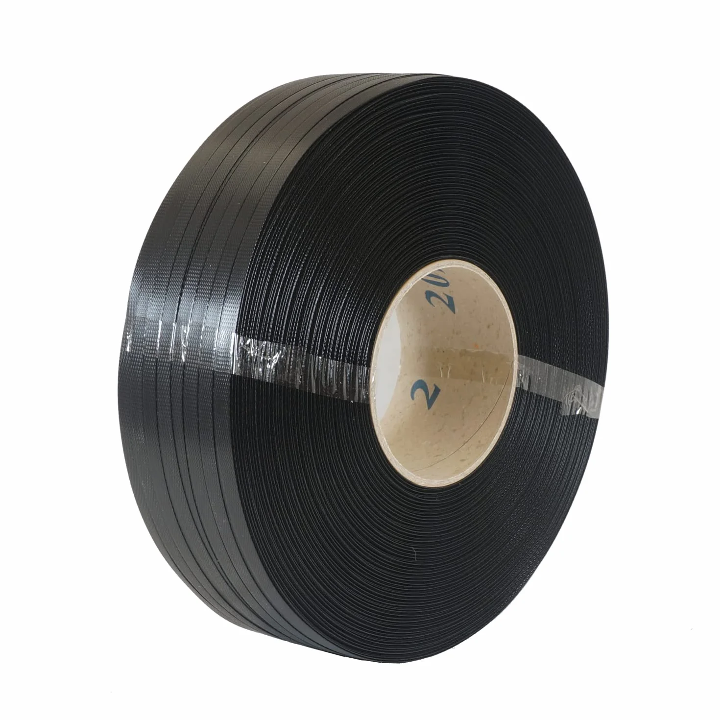 Cinta de fleje de polipropileno PP 13 mm x 0,8 mm 150 mm 1200 m Negro