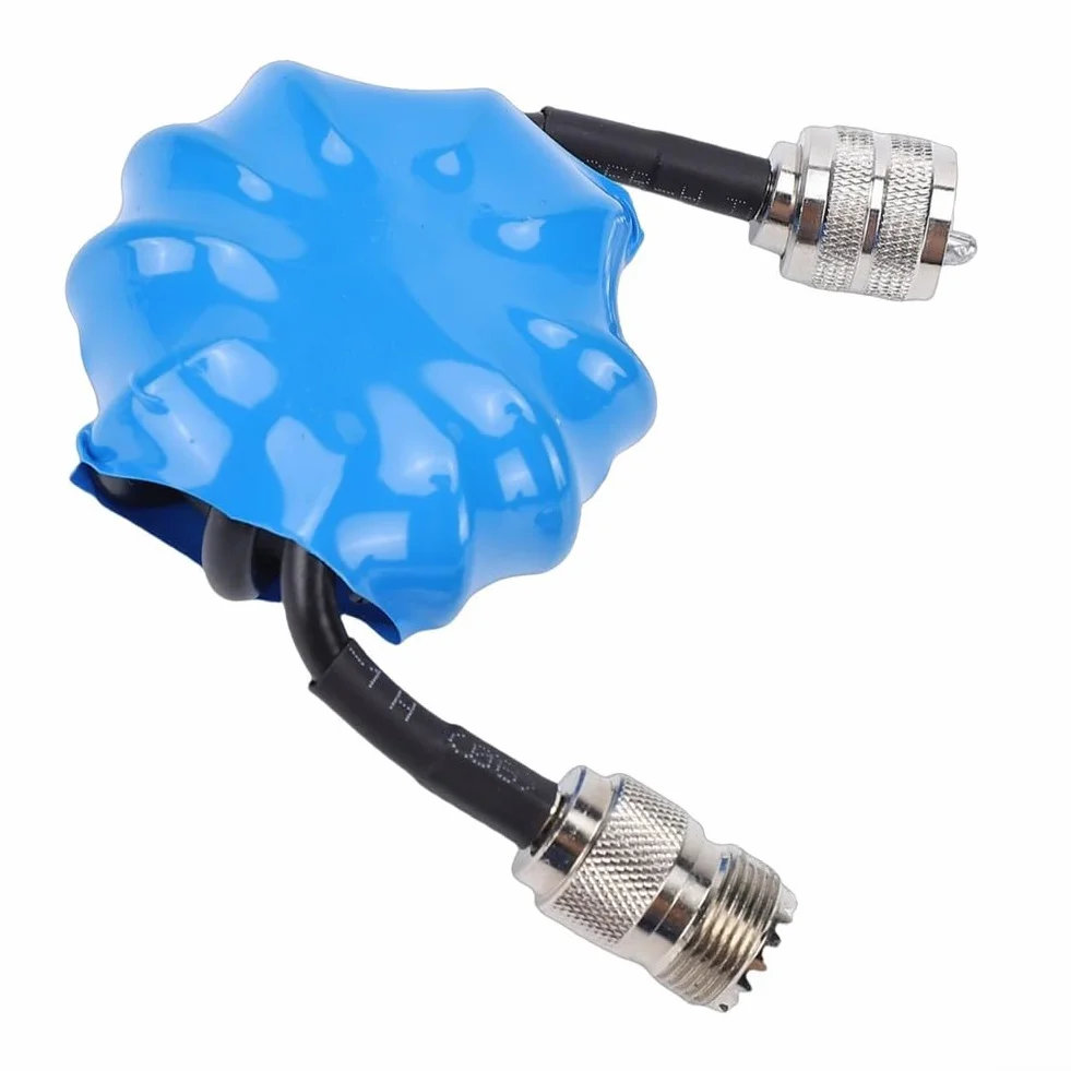 Balun de corriente 1:1 Estrangulador de modo común para antenas 1.8-30MHz 45mm ferrita 100W PEP conector RF
