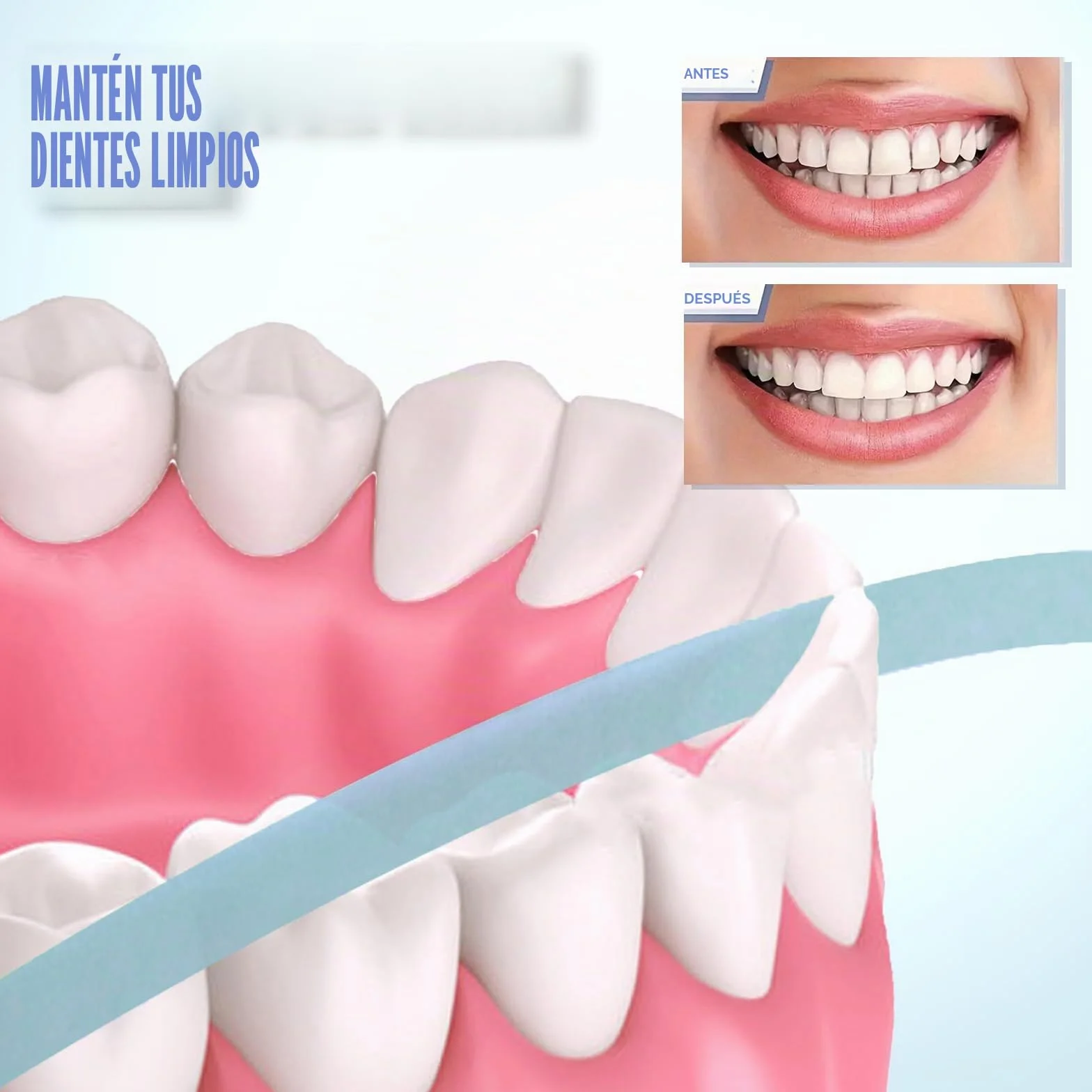 Tiras de Pulido Dental 2 pcs, Rodillo Abrasivo para Lijado de Dientes, Archivo de Resina, Papel de Lija Dental para Blanqueamiento