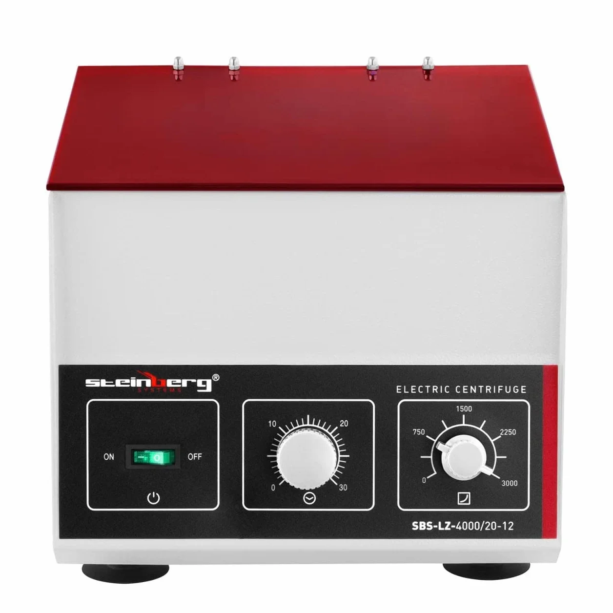 Steinberg Systems Centrífuga de Laboratorio 12 x 20 ml 180 W 3000 rpm 28 x 32 x 24,6 cm