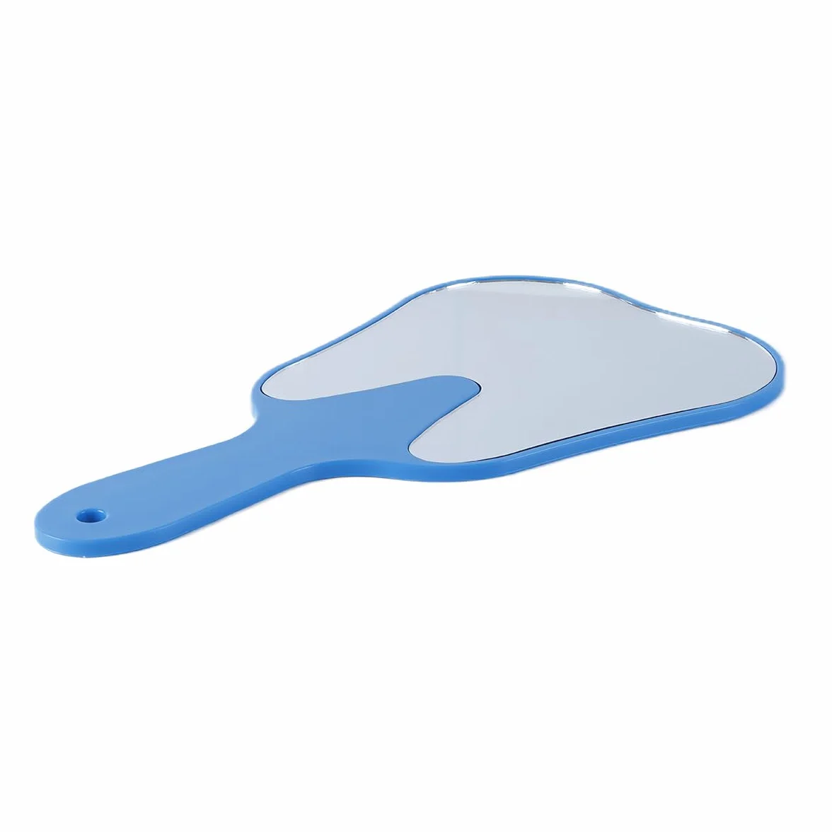 WANGCL Espejo dental portátil con mango de plástico para dentistas, clínicas dentales (azul)