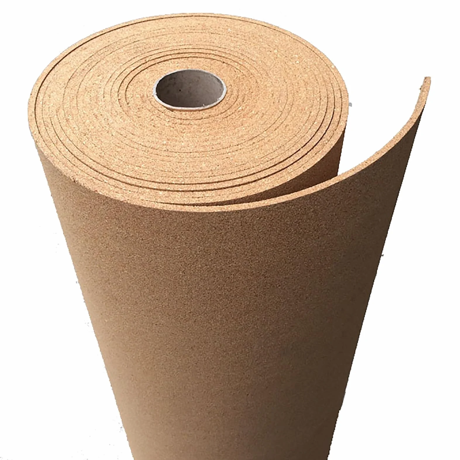 Rollo de corcho grande 1/4 pulgadas aislamiento acústico alta densidad para oficina hogar bricolaje 0,8 m x 1 m marrón
