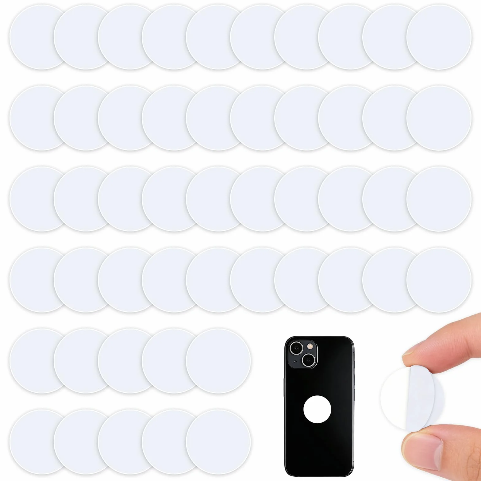 Nfc Tag Ntag215 Lote 50 25 mm Tarjeta Nfc Programable