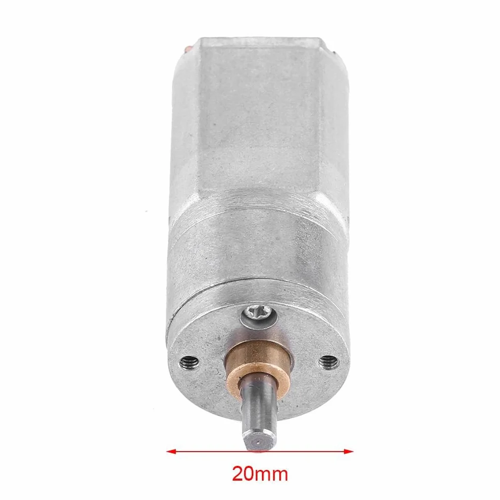 Akozon Gear Motor DC 12V 15~200RPM 20MM