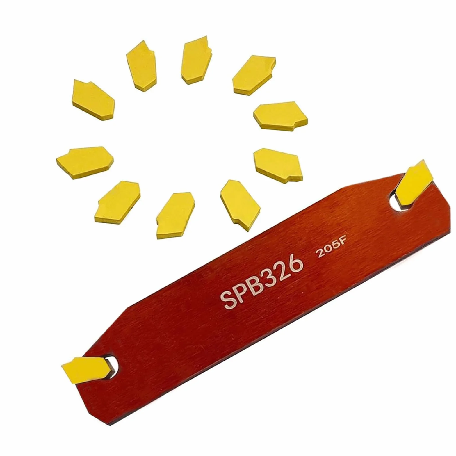 SPB326 SPB26-3 SP300 SMBB1626 Herramienta de corte de ranura 12 plaquitas de metal duro 3 mm