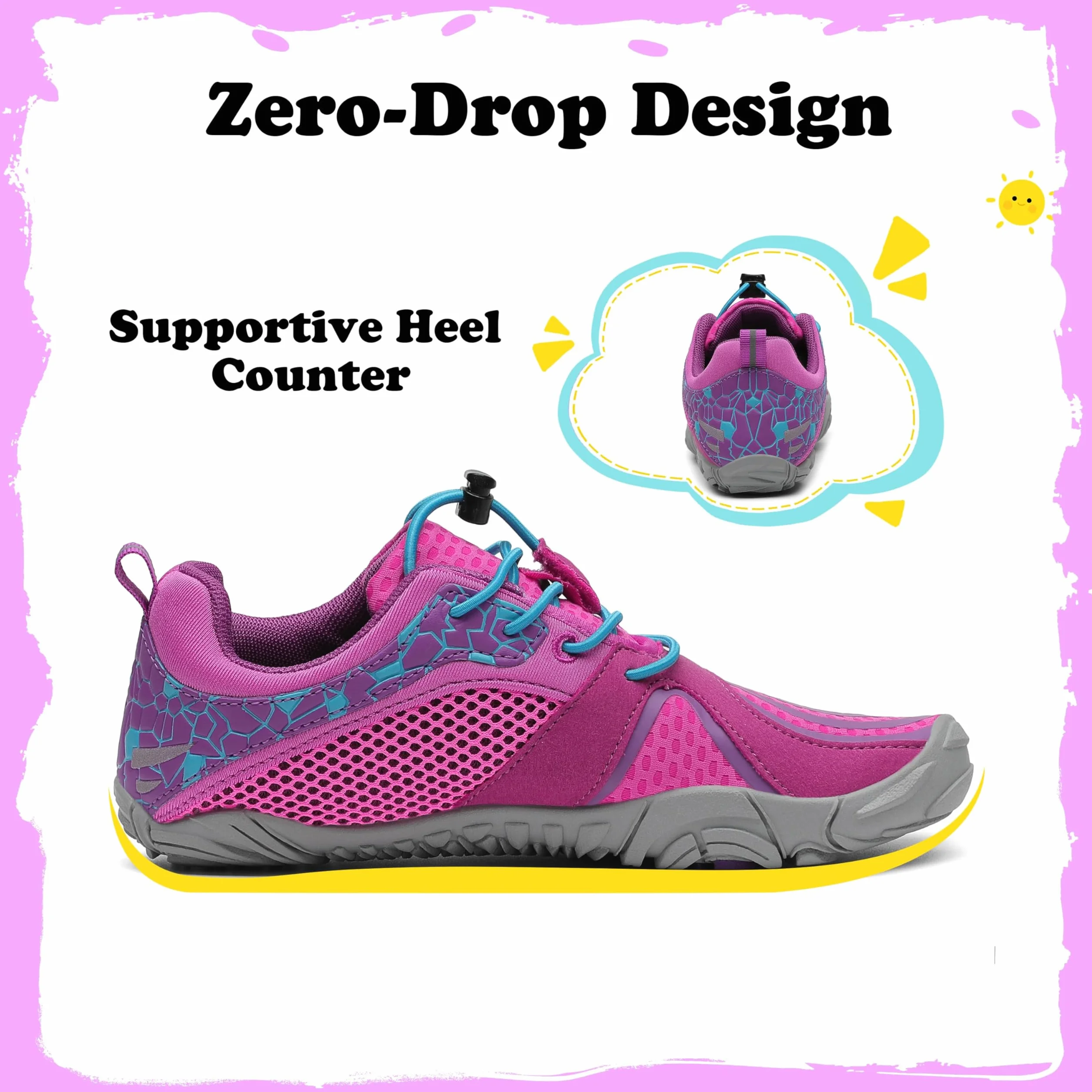SAGUARO Niños Zapatos de Agua Antideslizante Escarpines Secado Rápido 24-36 EU