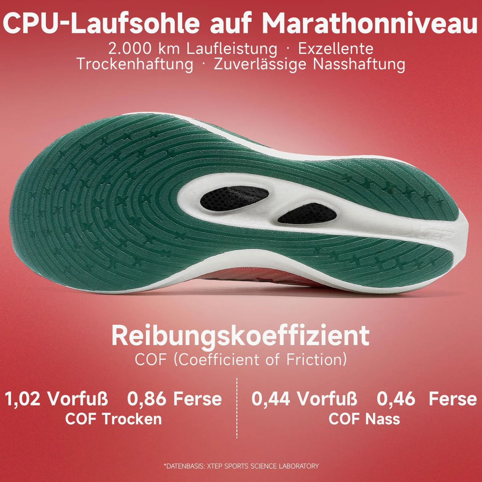 XTEP Zapatillas de correr para hombre 260X, zapatillas de maratón mejoradas con 85% de amortiguación, entrenamiento de carreras, placa de carbono ligera, zapatillas de competición, amortiguadas