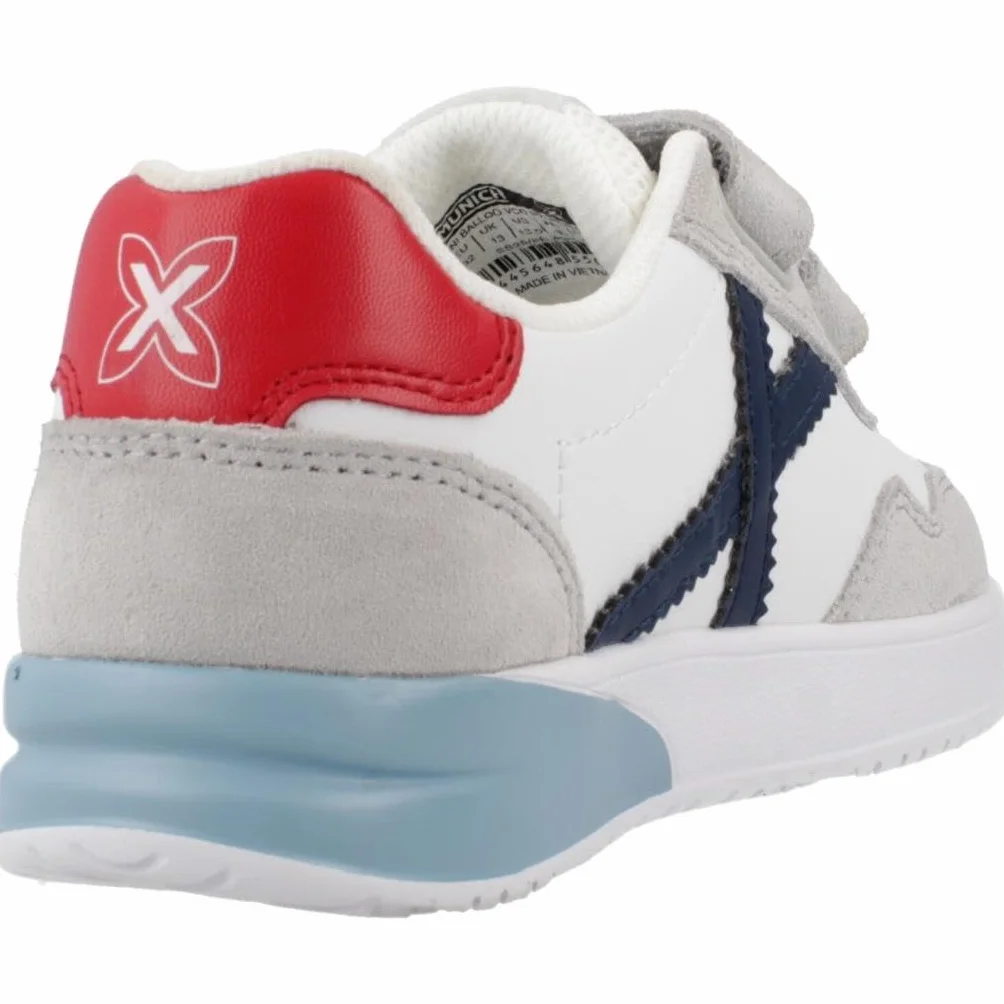 Munich - Zapatilla Mini Balloo VCO 05 Blanco Niño Sintético