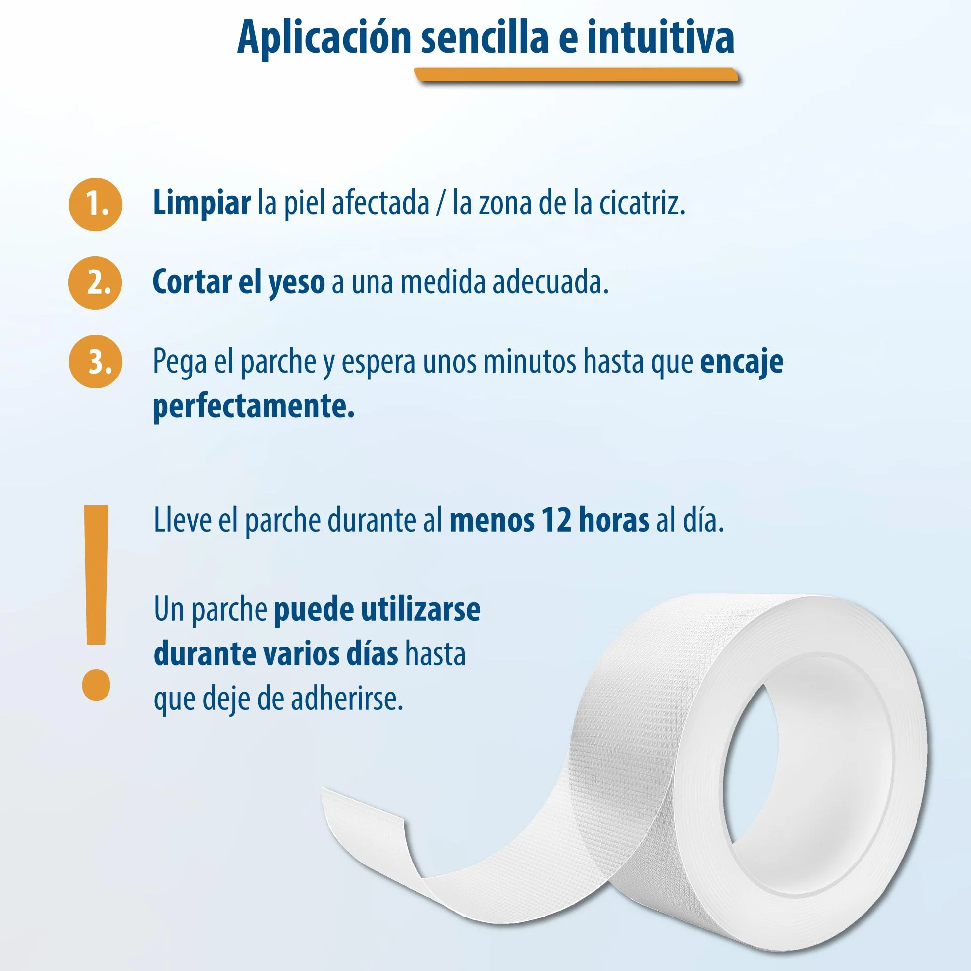 Evolsin parches cicatrizantes silicon scar sheets para cicatrices