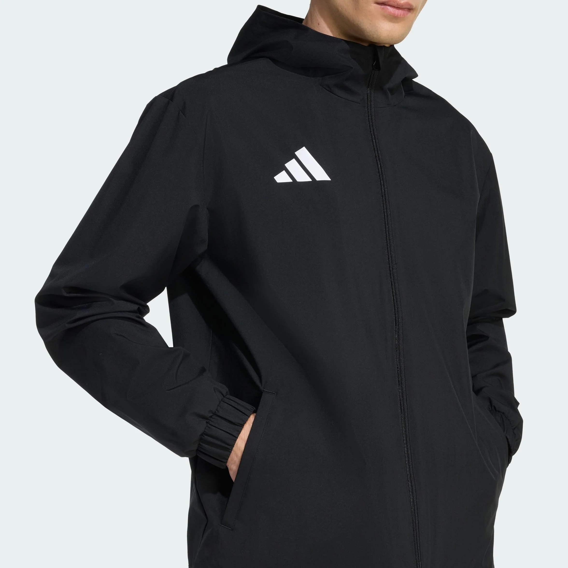 adidas Hombre Entrada26 All Weather Coat, black/white, 3XL