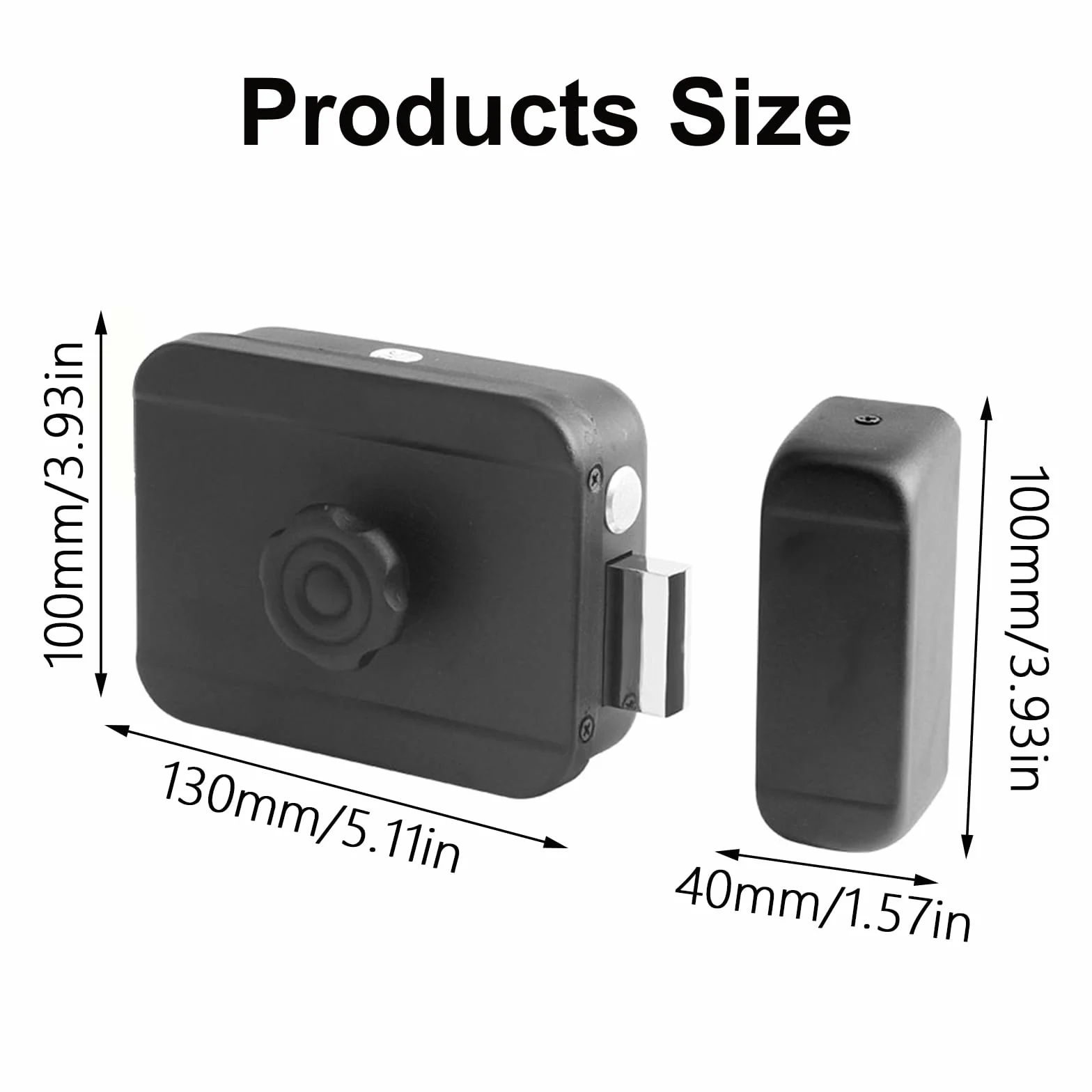 Cerradura de puerta electrónica invisible inteligente con control remoto para seguridad del hogar