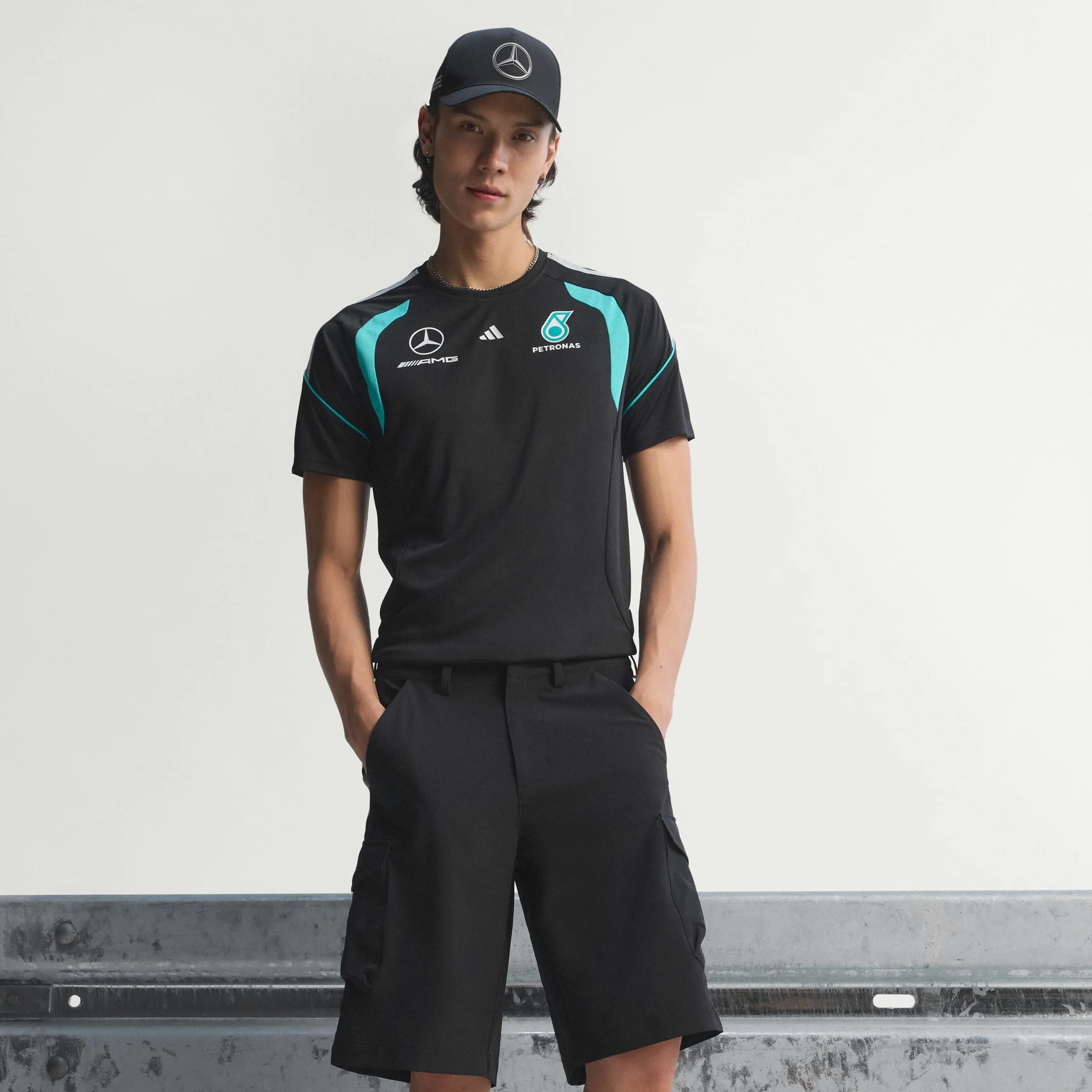 adidas Mercedes - Amg Petronas Formula 1 Team Mechanics Short - Pantalones Cortos Hombre