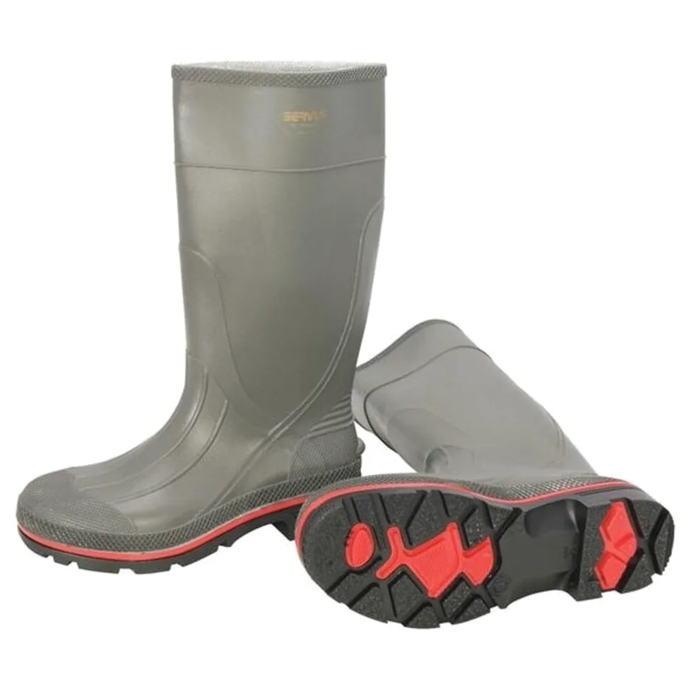 Honeywell Home Servus XTP 15" PVC resistente a los productos químicos botas de trabajo para hombre, negro, amarillo y gris