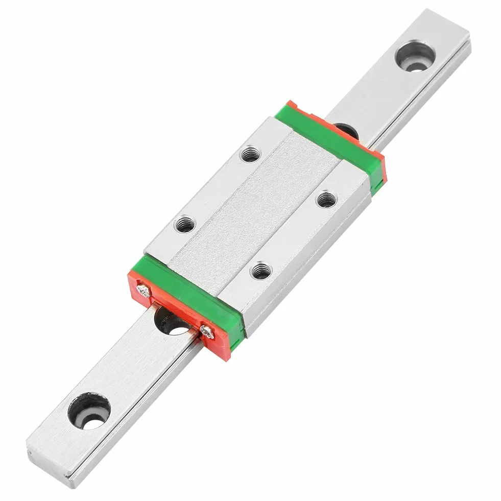 Zunate MGN9H Guía lineal en miniatura 100mm Carril guía 9mm + bloque deslizante