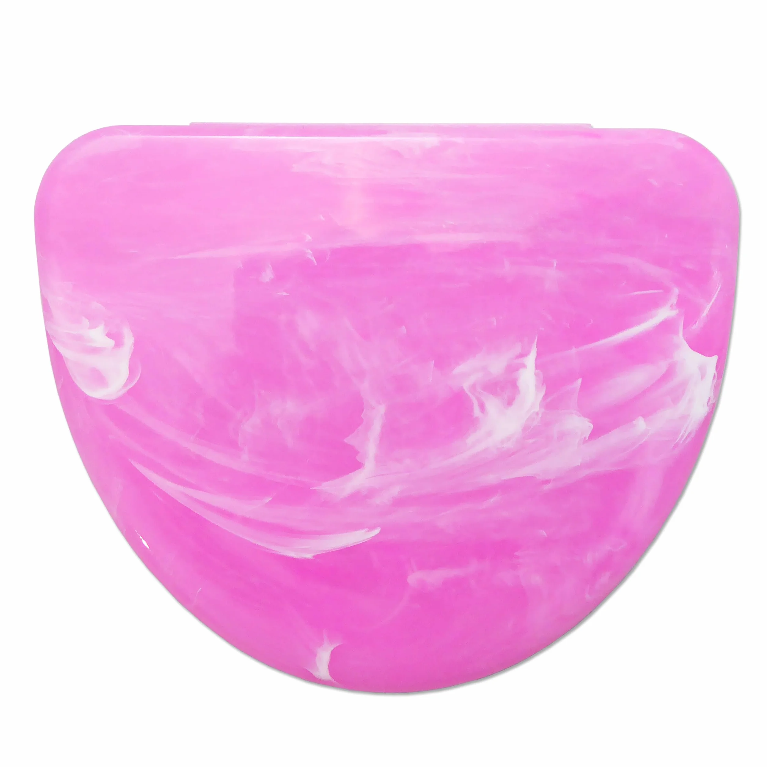 Ortodóncico fundas dentales delgadas mármol retenedores bandejas blanqueamiento dentaduras rosa morado