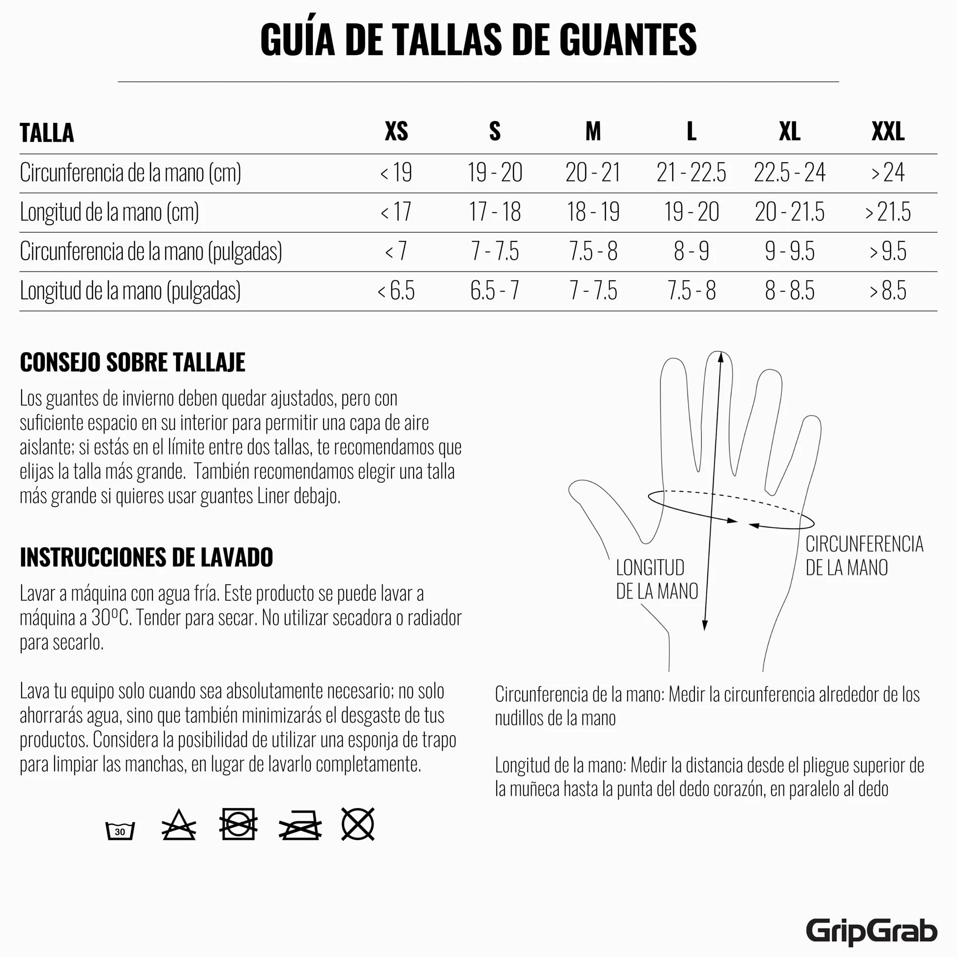 GripGrab Guantes de Ciclismo Ride Cortavientos Térmicos de Invierno Acolchados con Forro Polar Guantes Invierno Ciclismo