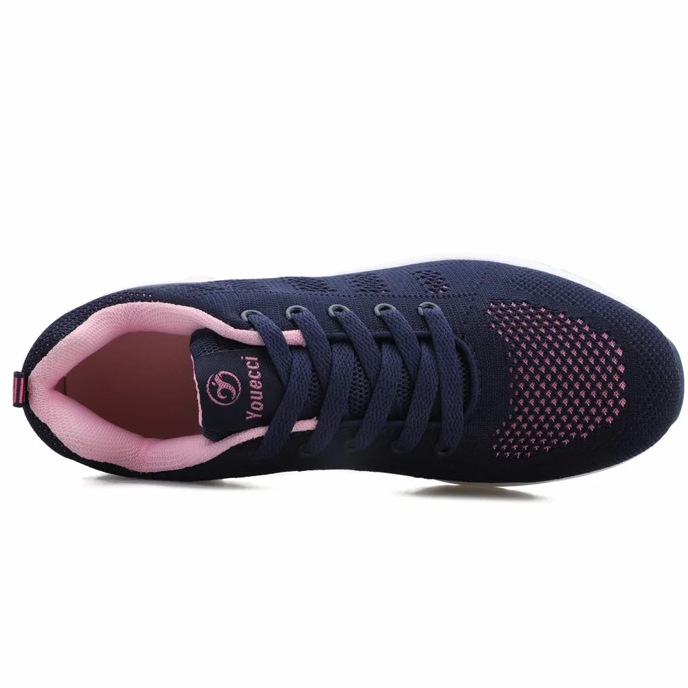 Youecci Zapatillas Deportivas Mujer, Entrenamiento, Amortiguación Aire, Malla Transpirable, Antideslizantes, Tenis Gimnasio, Correr