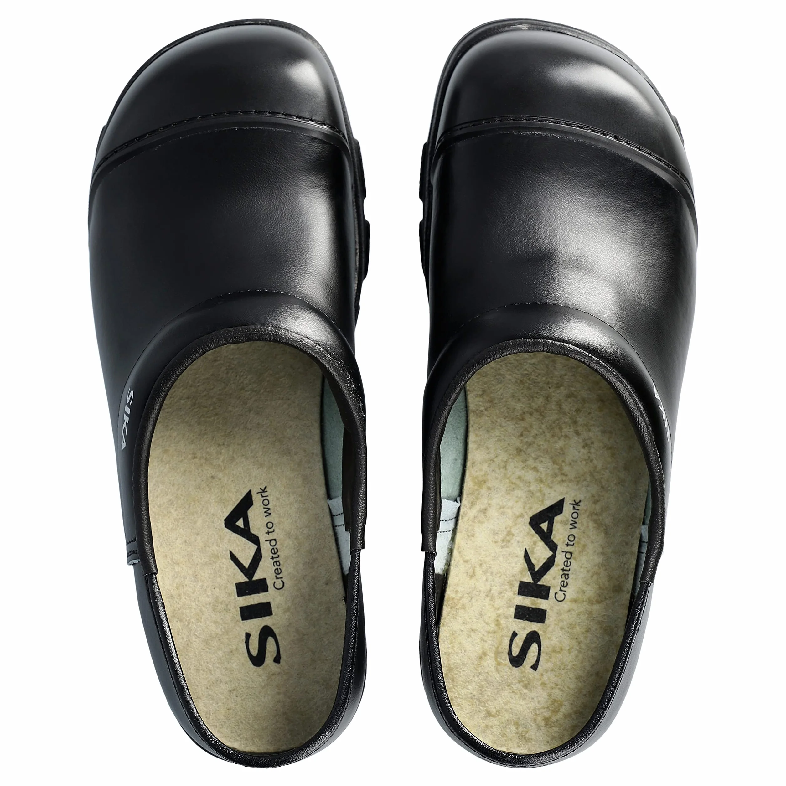 SIKA - Calzado de protección de Piel para hombre Negro negro, color Negro, talla 41 UE