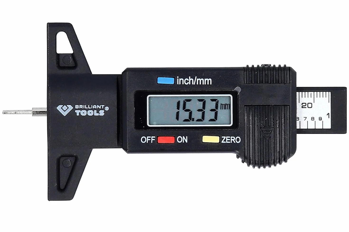 BRILLIANT TOOLS BT114903 Calibre de profundidad digital 0-25 mm