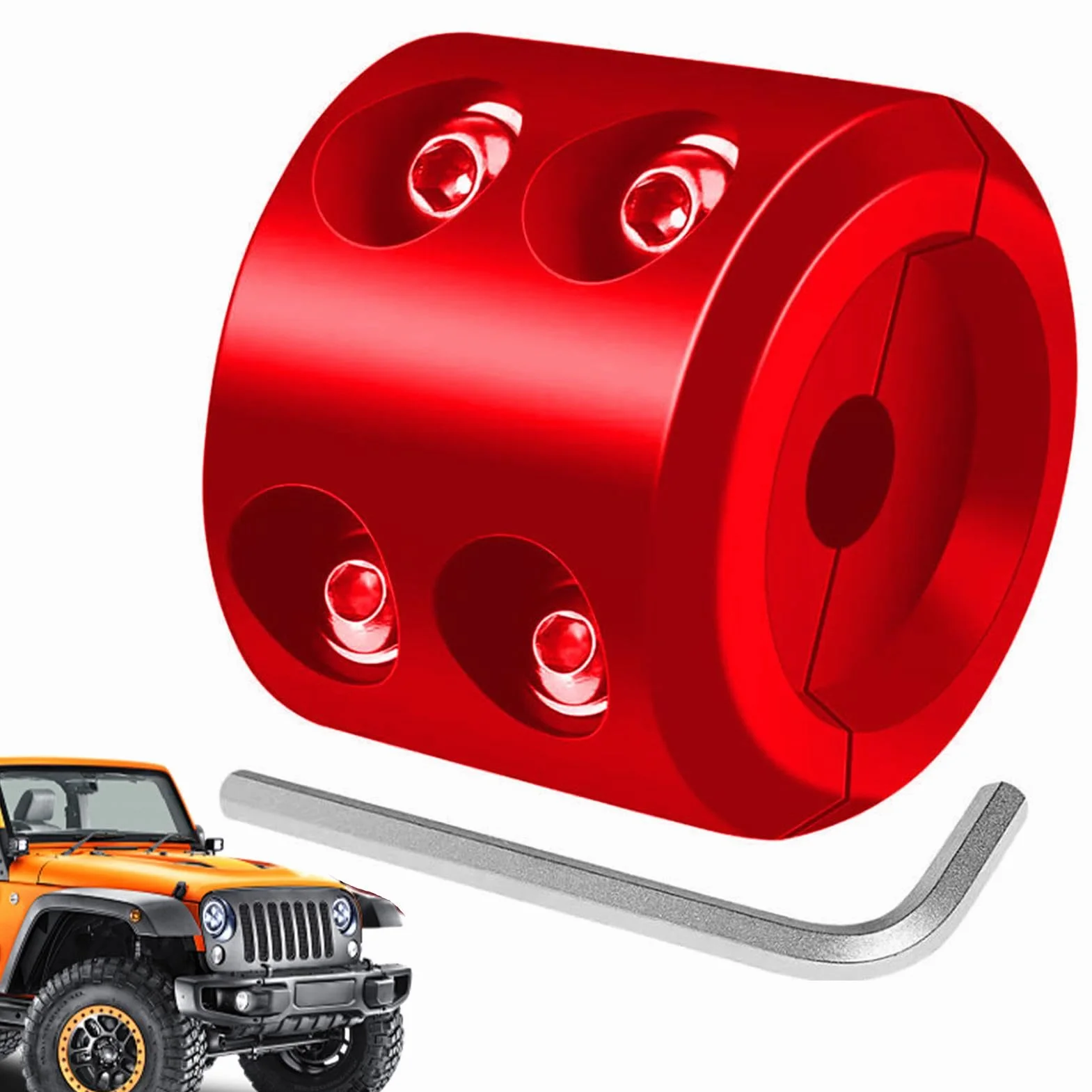 Tope de gancho para cable ATV - Protector de cable de goma duradero, accesorio de modificación de coche