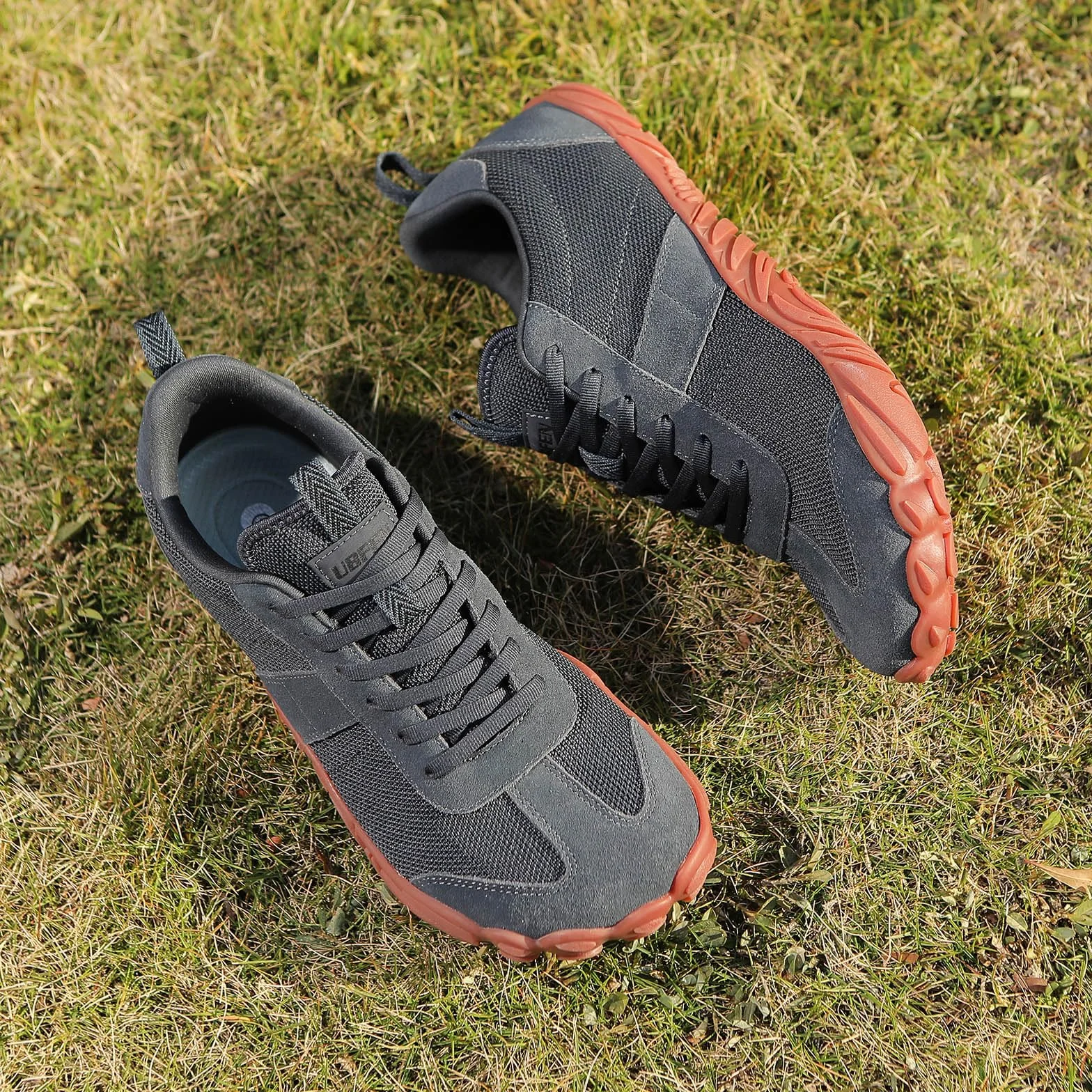 UBFEN Zapatillas Barefoot Hombre Mujer Minimalistas Zapatillas de Deporte Ligeras Comodidad para Trail Running Senderismo y Gym