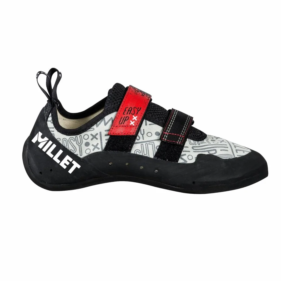 MILLET Easy Up M Pies de Gato Unisex Adulto Empeine Polialgodón Gris Rojo