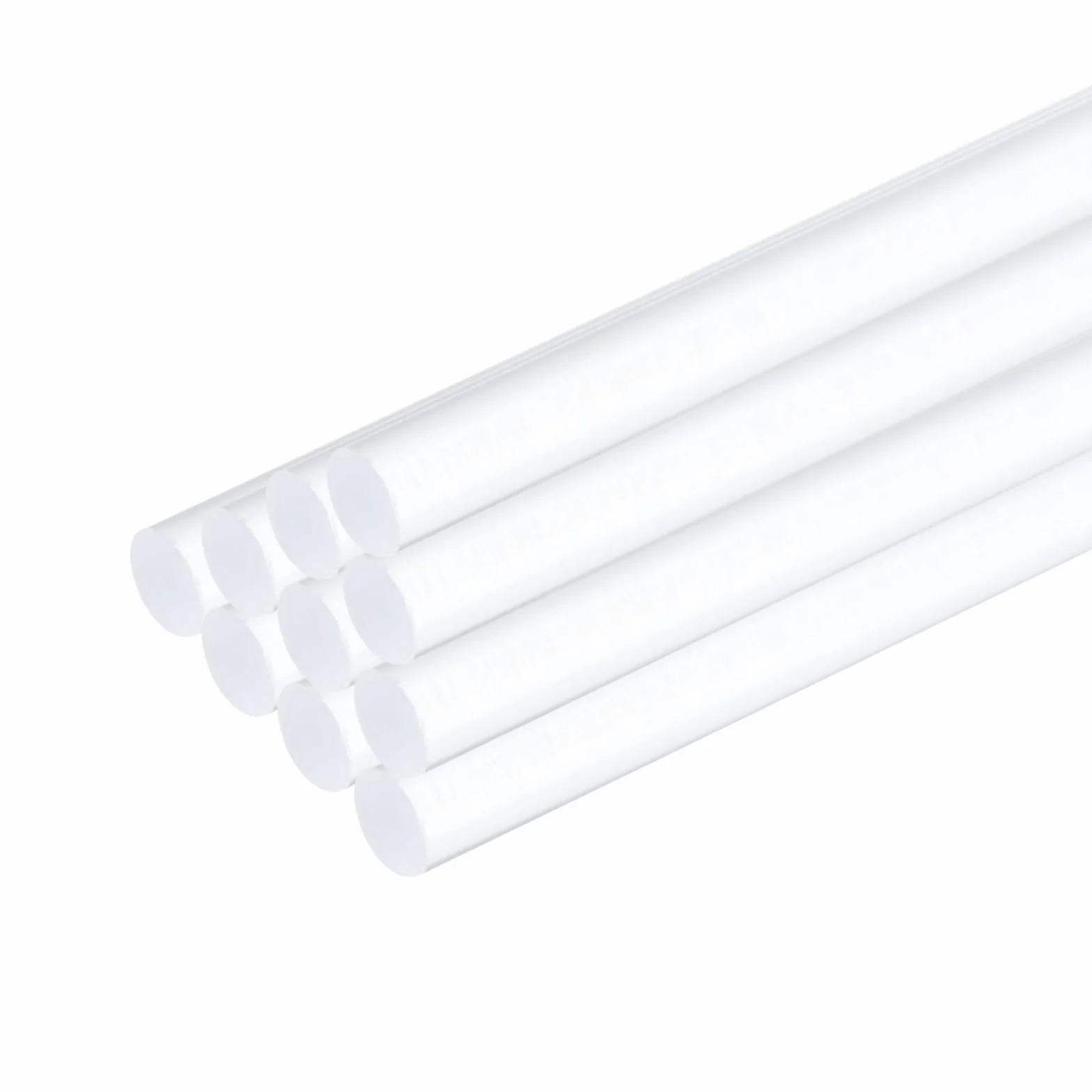 Varillas Redondas de Acrílico 4mm x 300mm Transparente para Manualidades 10 piezas
