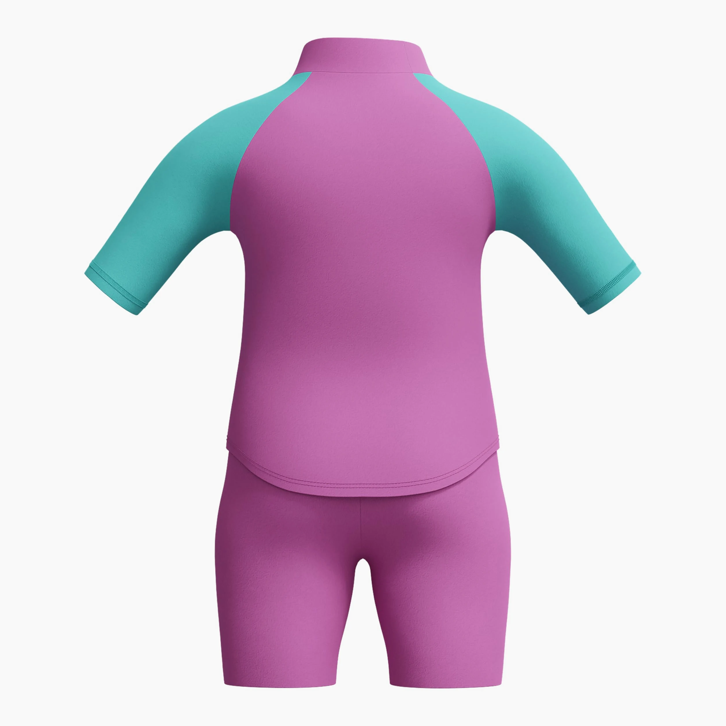 Speedo Camiseta Y Shorts con Protección Solar para Aprender A Nadar | Junior Niña | Ropa para Vacaciones | Protección UV Traje de baño de Dos Piezas Niñas (Pack de 1)