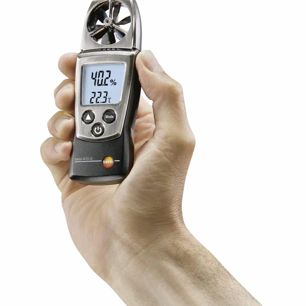 Testo 0560 4102 Anemómetro de Paletas con Medición de Humedad Integrada