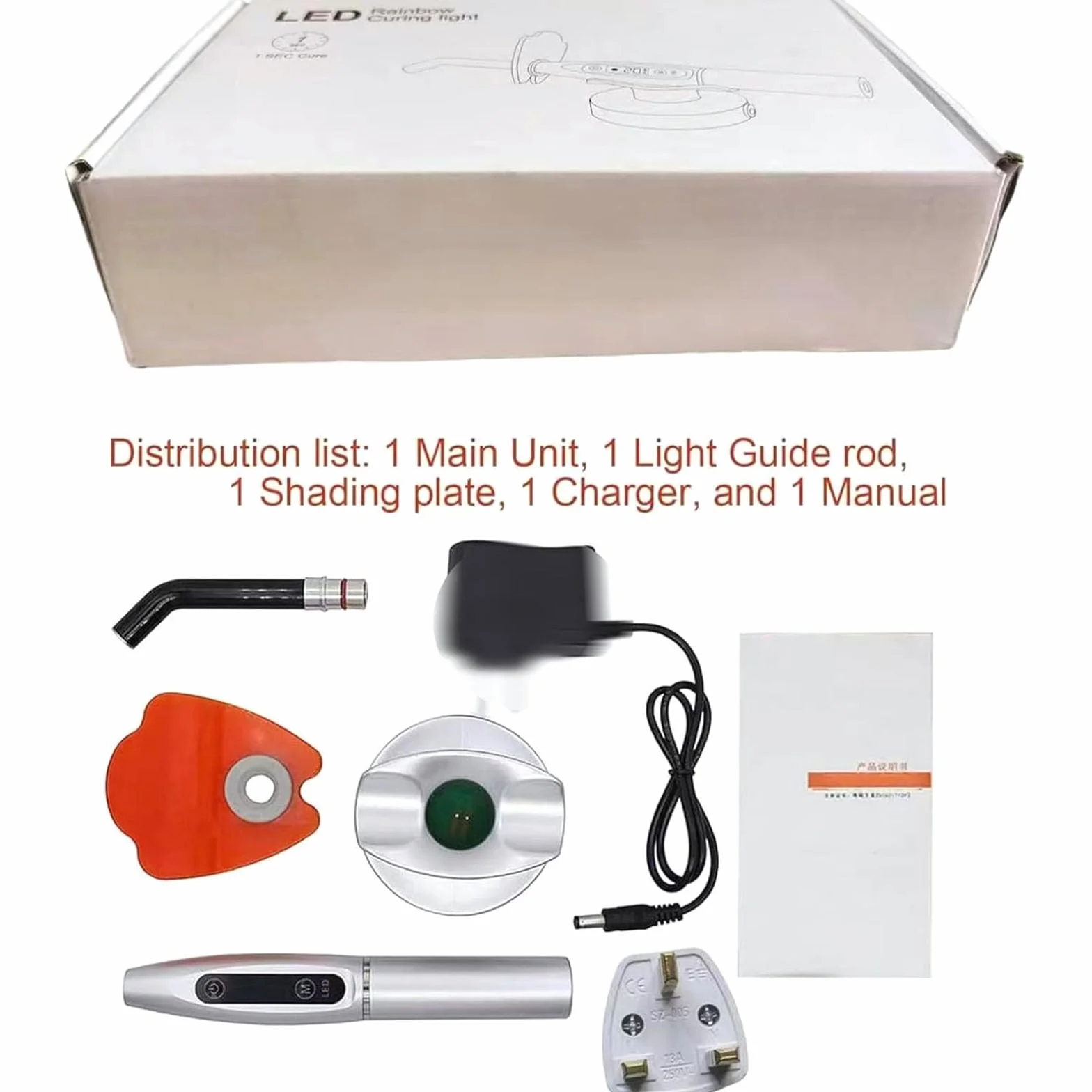 Kit de gemas de dientes - Máquina de curado UV LED con modos de flash ajustables