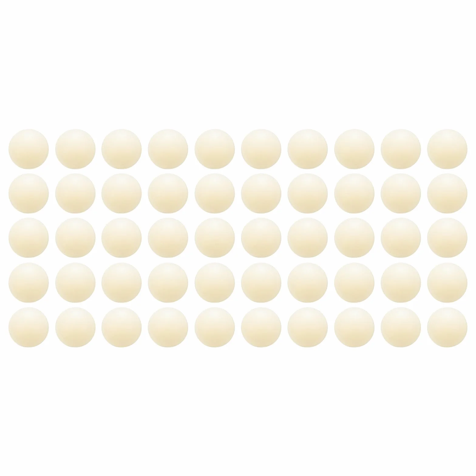 QUARKZMAN 50 Piezas Bolas Rodamiento Nylon Plástico Sólido 1/2" (12.7mm) Precisión