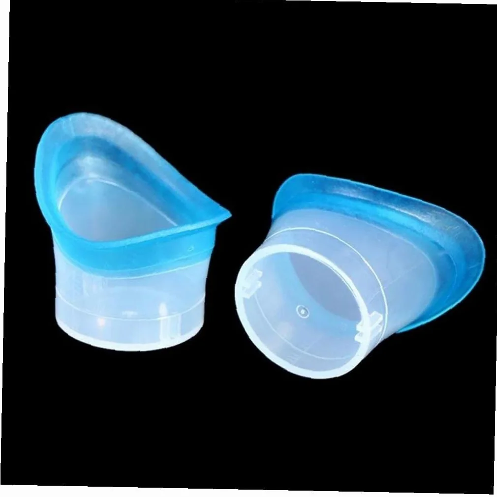 10 Piezas de Silicona Taza de Lavado Ocular para Refrescarse y Limpiar los Ojos