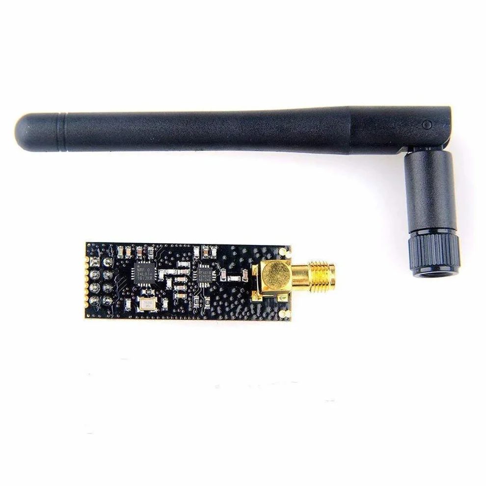 Hailege NRF24L01 PA LNA Transceptor RF Módulo 2.4G 1100m con antena SMA