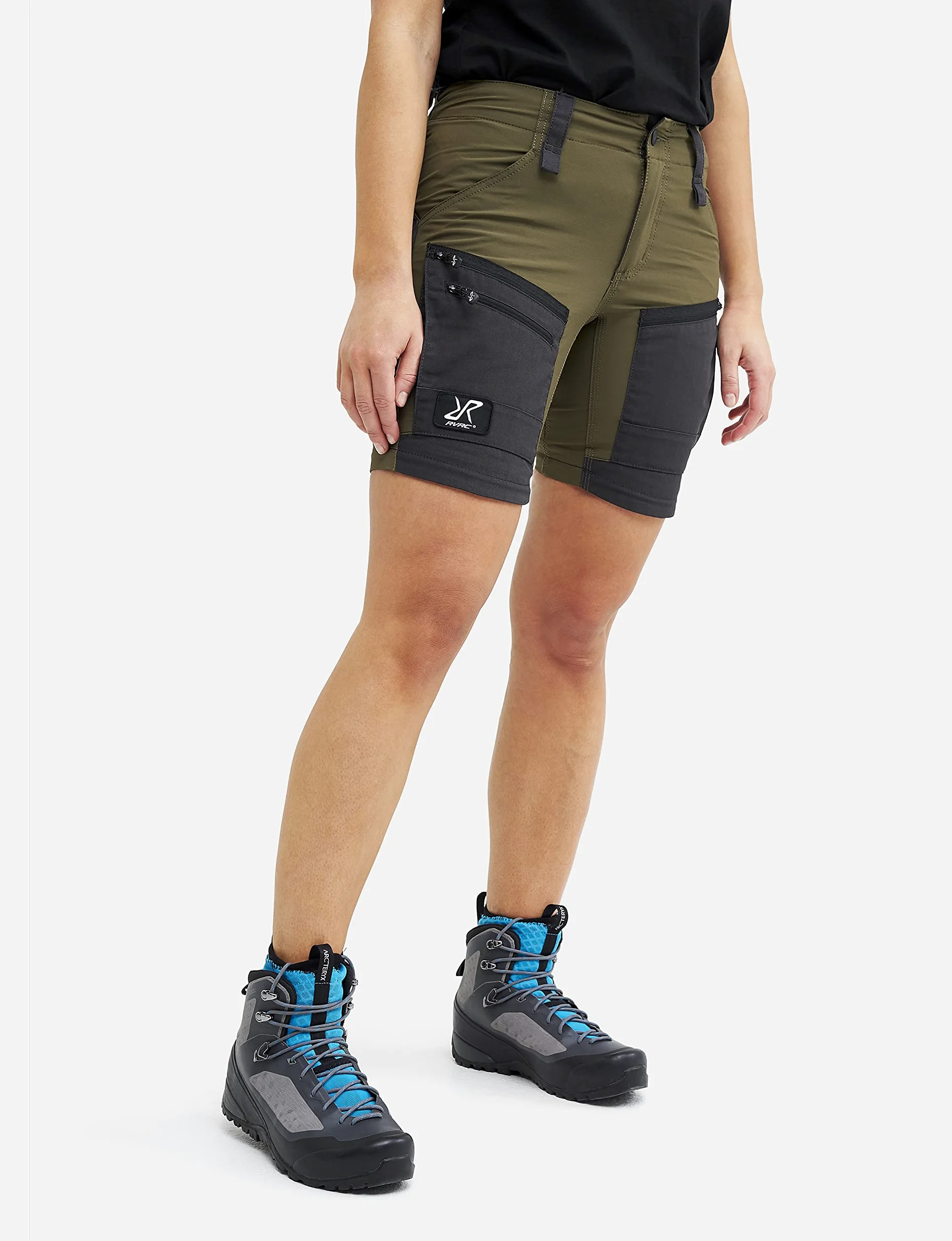 RevolutionRace RVRC GP Pro Zip Off Pants para Mujer, Pantalones de Senderismo Convertibles