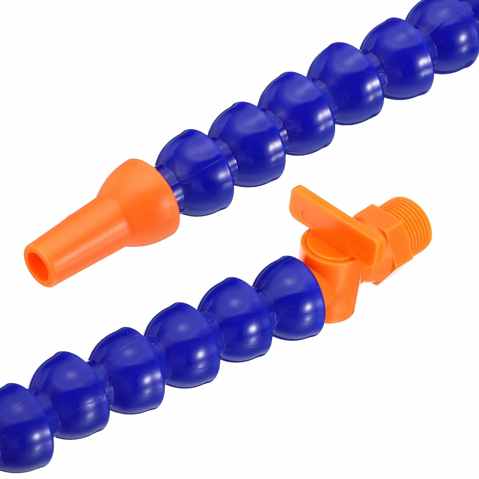 QUARKZMAN 3/8" Rosca Flexible Manguera Agua Aceite Refrigerante Tubo 30mm Plástico Boquilla Enfriamiento 4uds