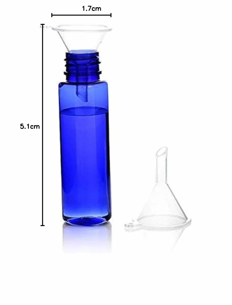 Frascos de muestra vidrio transparente 5 ml 1,35 Dram Paquete 4