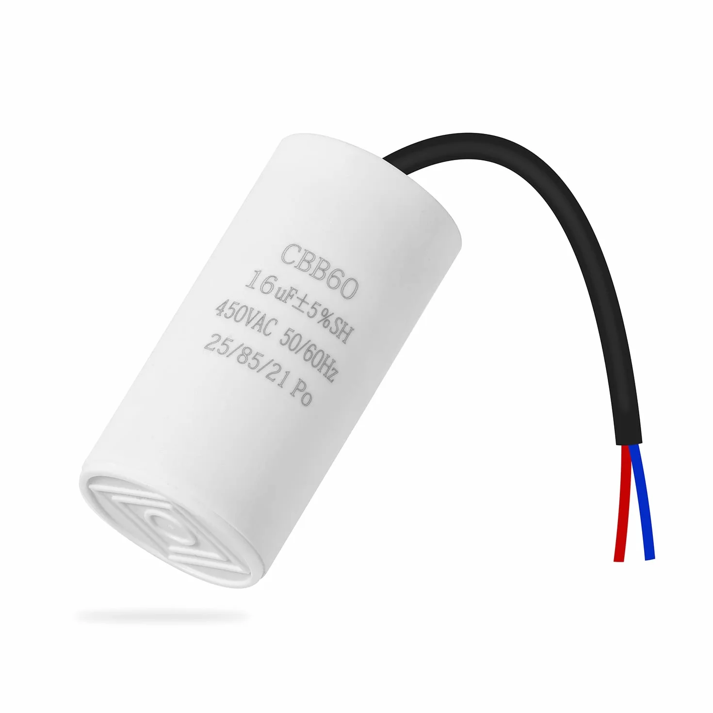 CBB60 450V 16µF 50/60Hz Condensador de Arranque y Funcionamiento para Motor ANGEEK