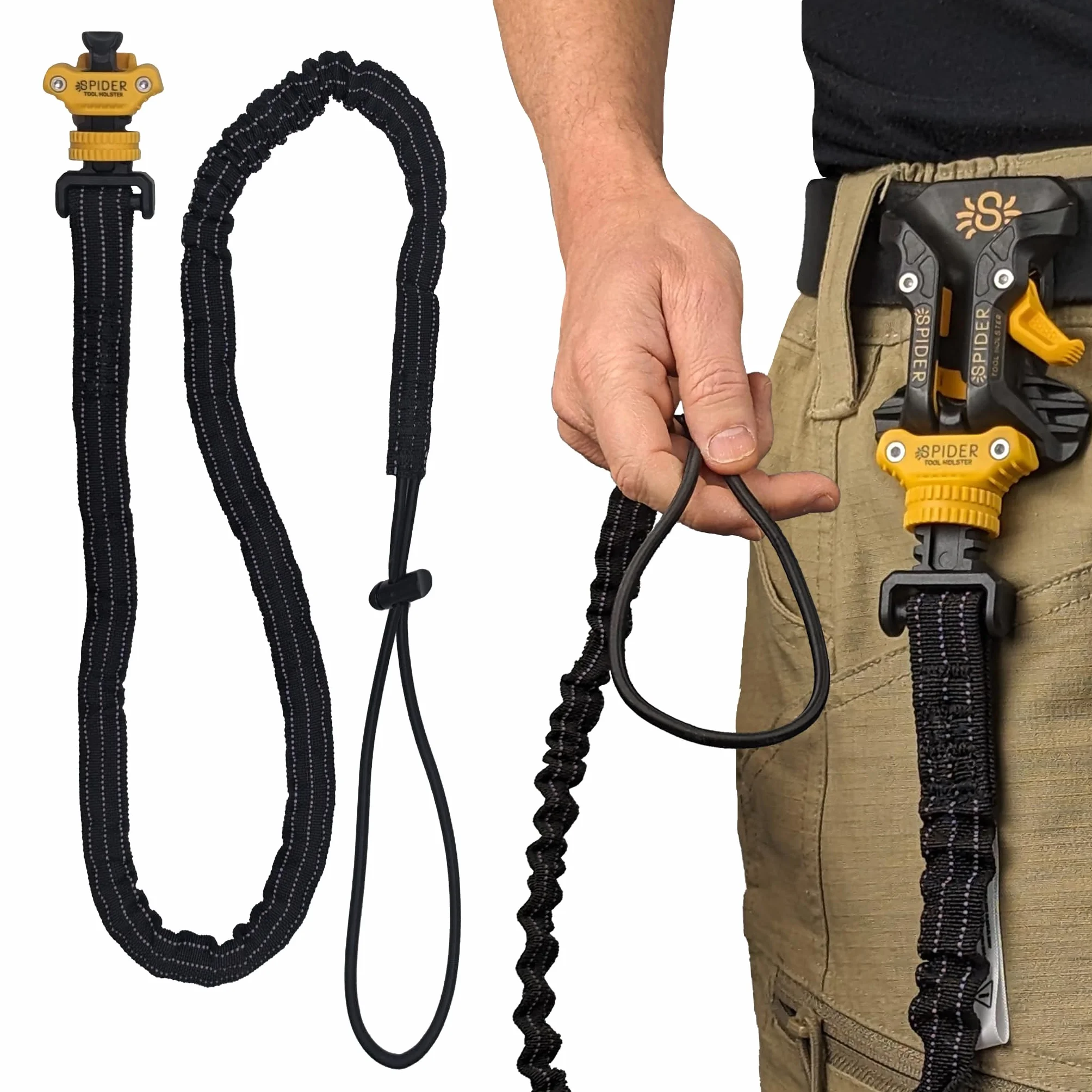 Spider Funda para herramientas profesional Correa elástico resistente protección caídas prevención
