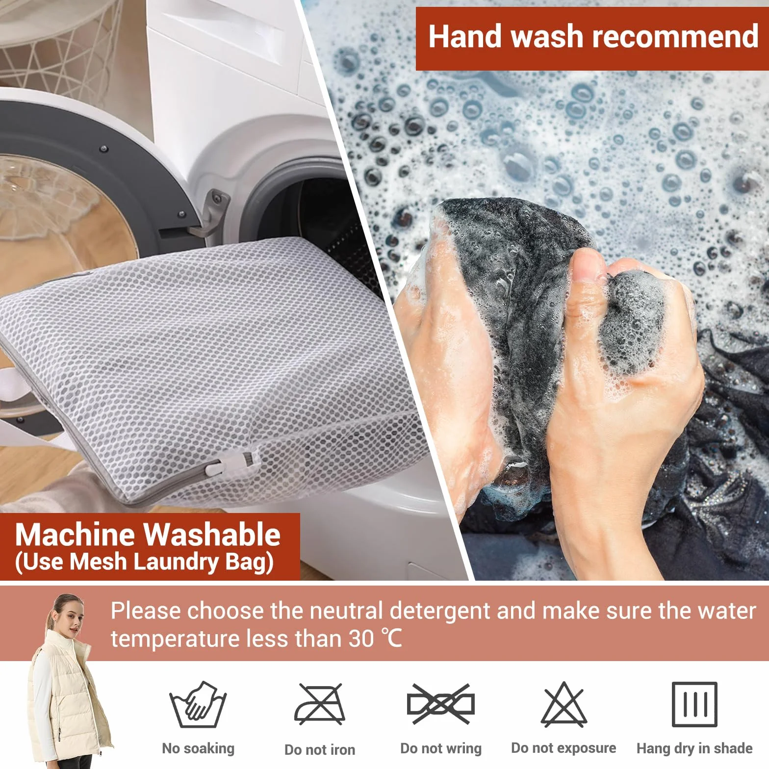 Chaleco Calefactable, Temperatura de 3 Niveles con 15 Zonas de Calefacción, Chaleco Calefactable de Plumón, Carga USB, Chaqueta Térmica Lavable para Uso Exterior (Batería Excluida)