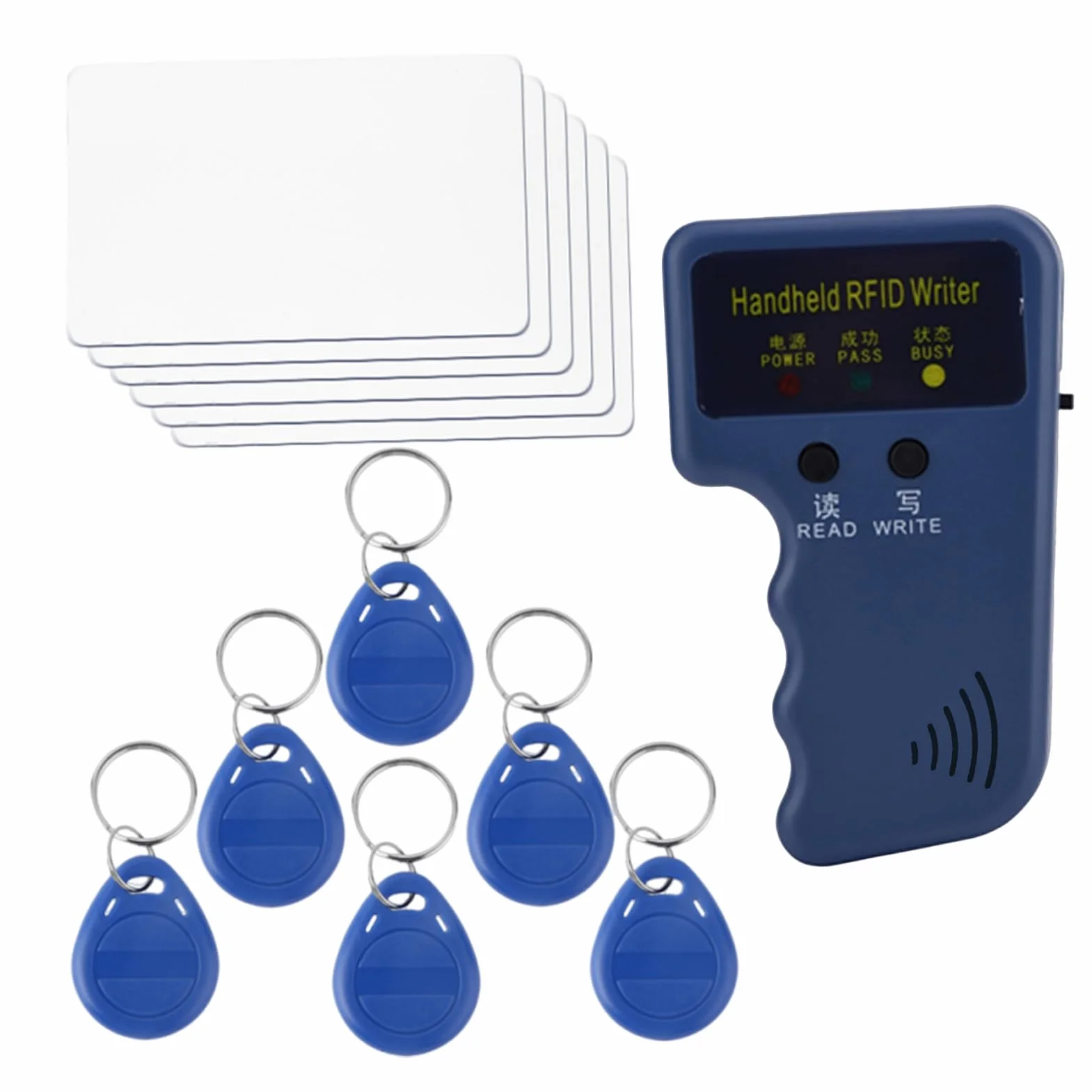 Clonador Duplicador R-FID de Tarjeta de Proximidad 125 kHz con Llavero y Tarjetas