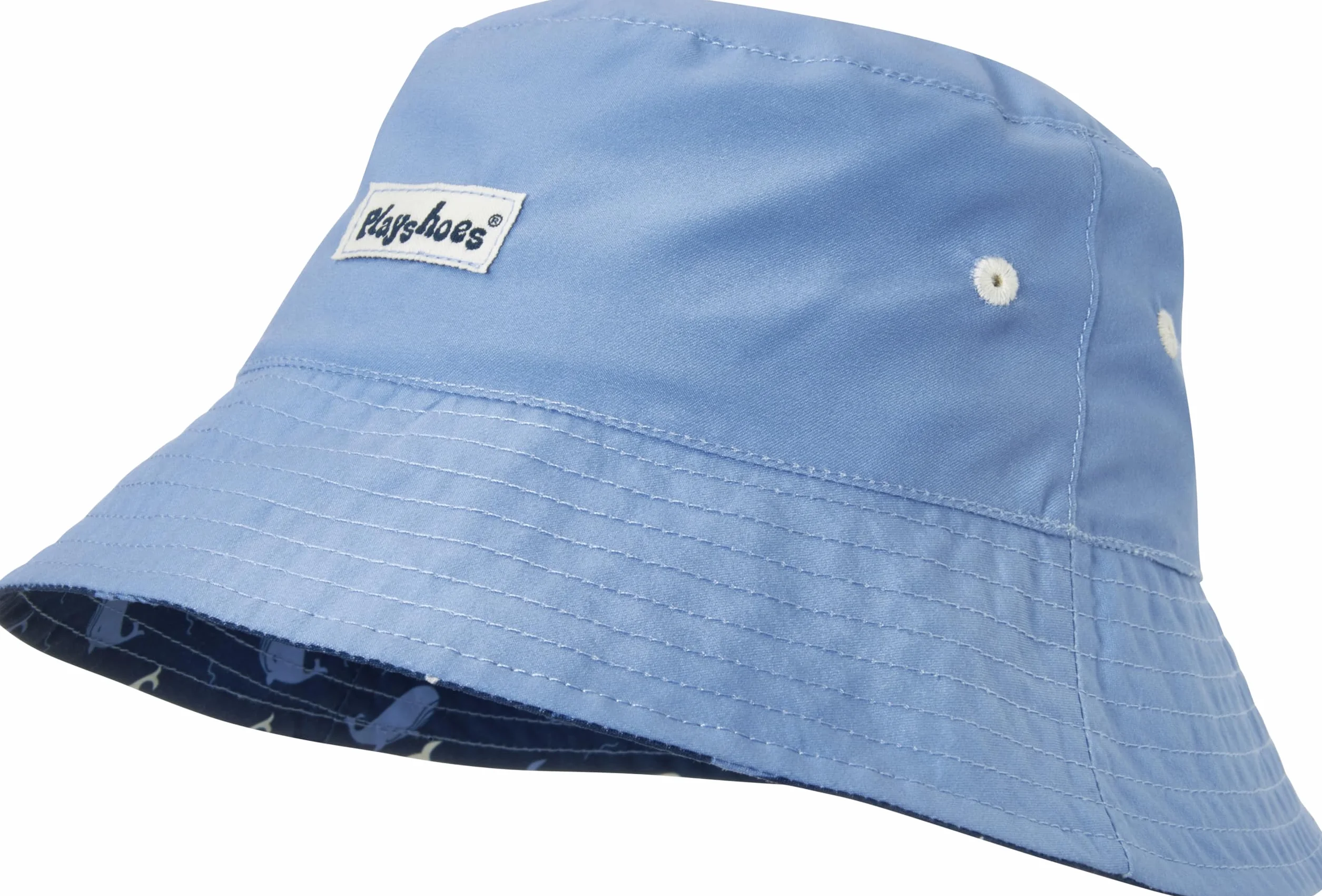 Playshoes Sombrero de protección UV, ballena, 51