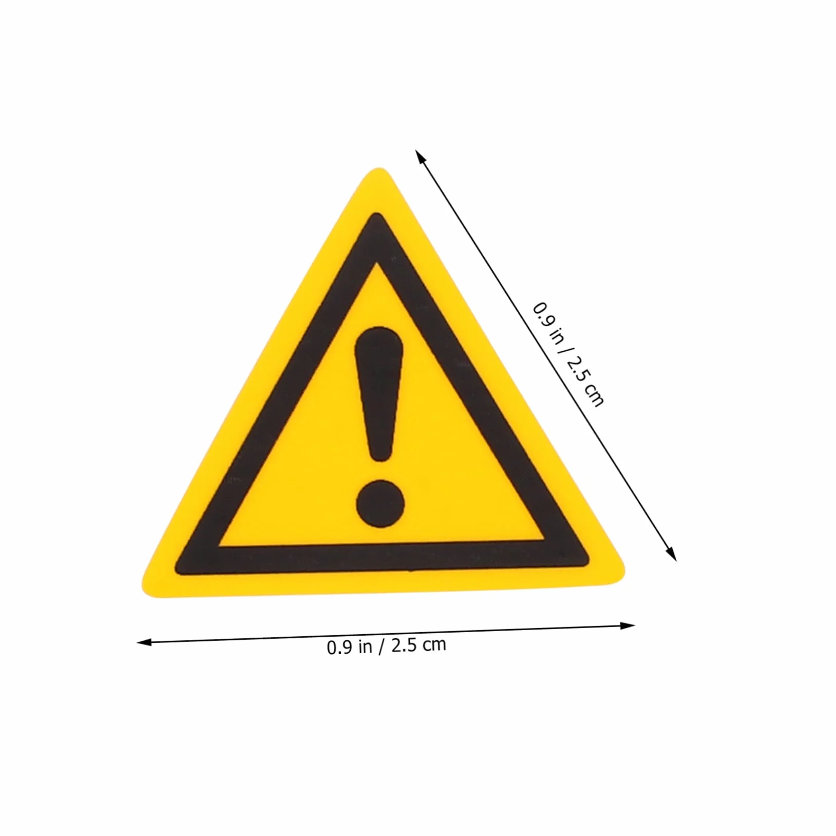 iplusmile 5 Pegatinas Adhesivas De Advertencia Signo De Exclamación Triangular Para Zonas Peligrosas Señales De Precaución Para Seguridad