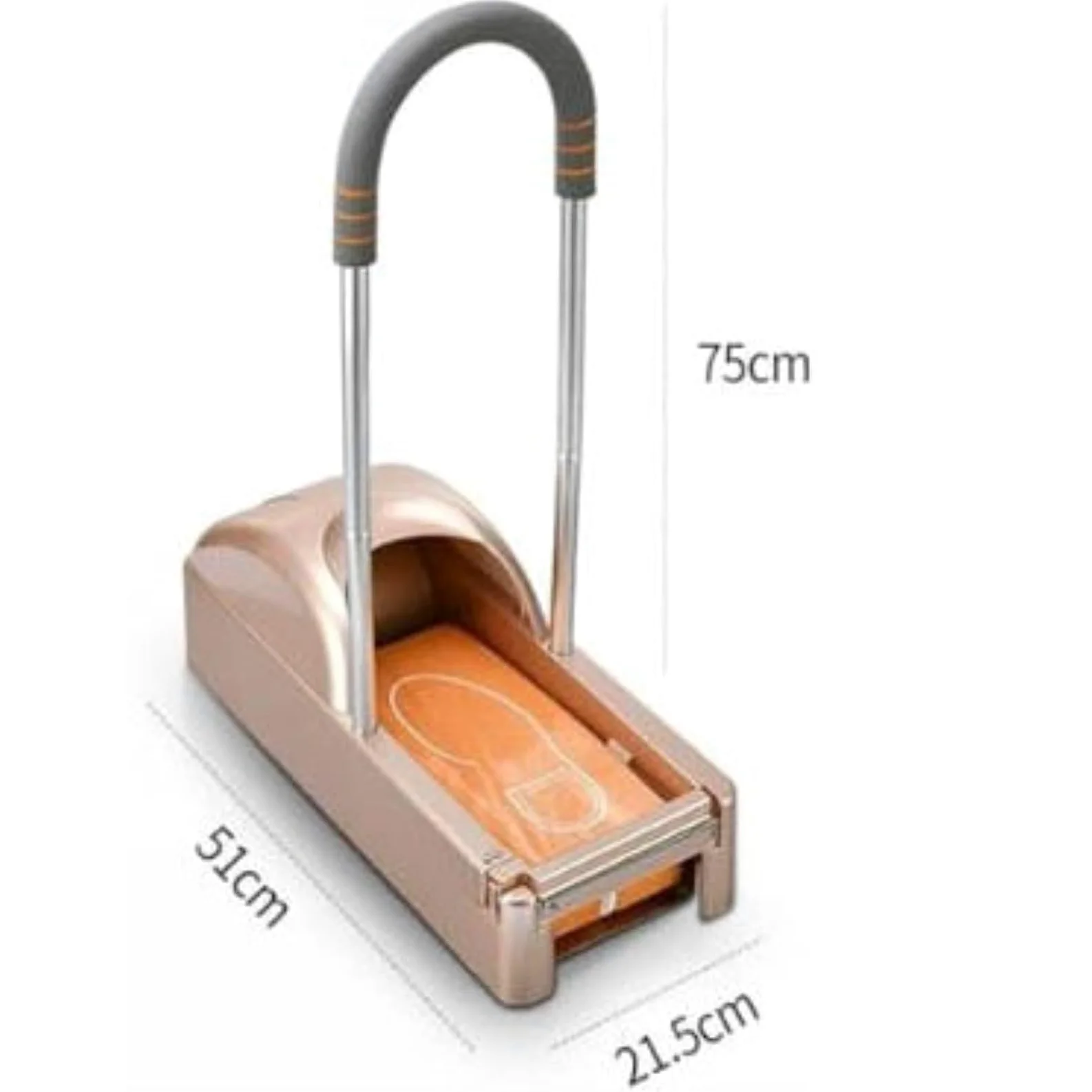 Dispensador automático de cubiertas de zapatos, dispositivo portátil de envoltura de cubrezapatos para oficina en casa y fábrica