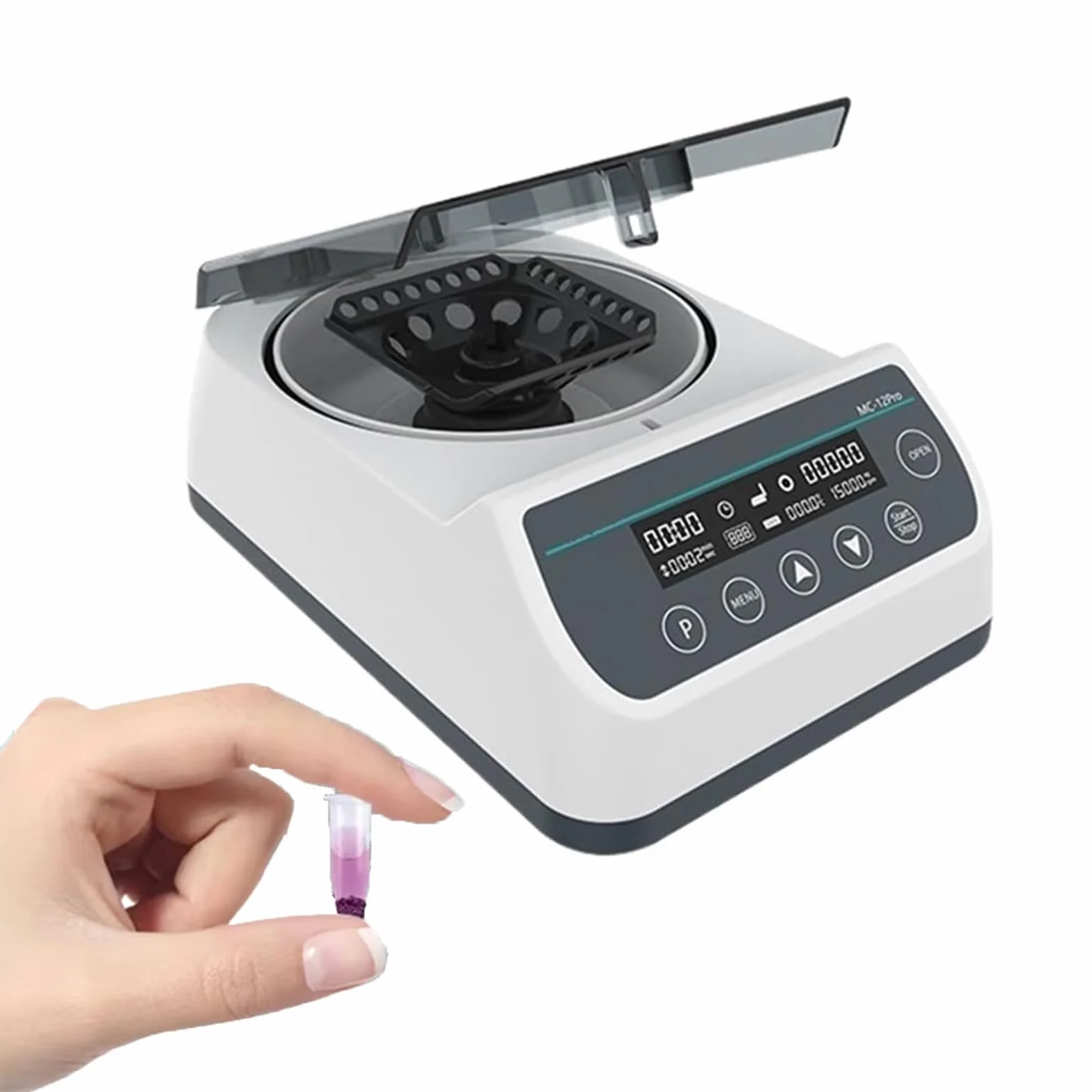 Centrífuga de plasma de alta velocidad RPM temporizador ajustable control temperatura laboratorio