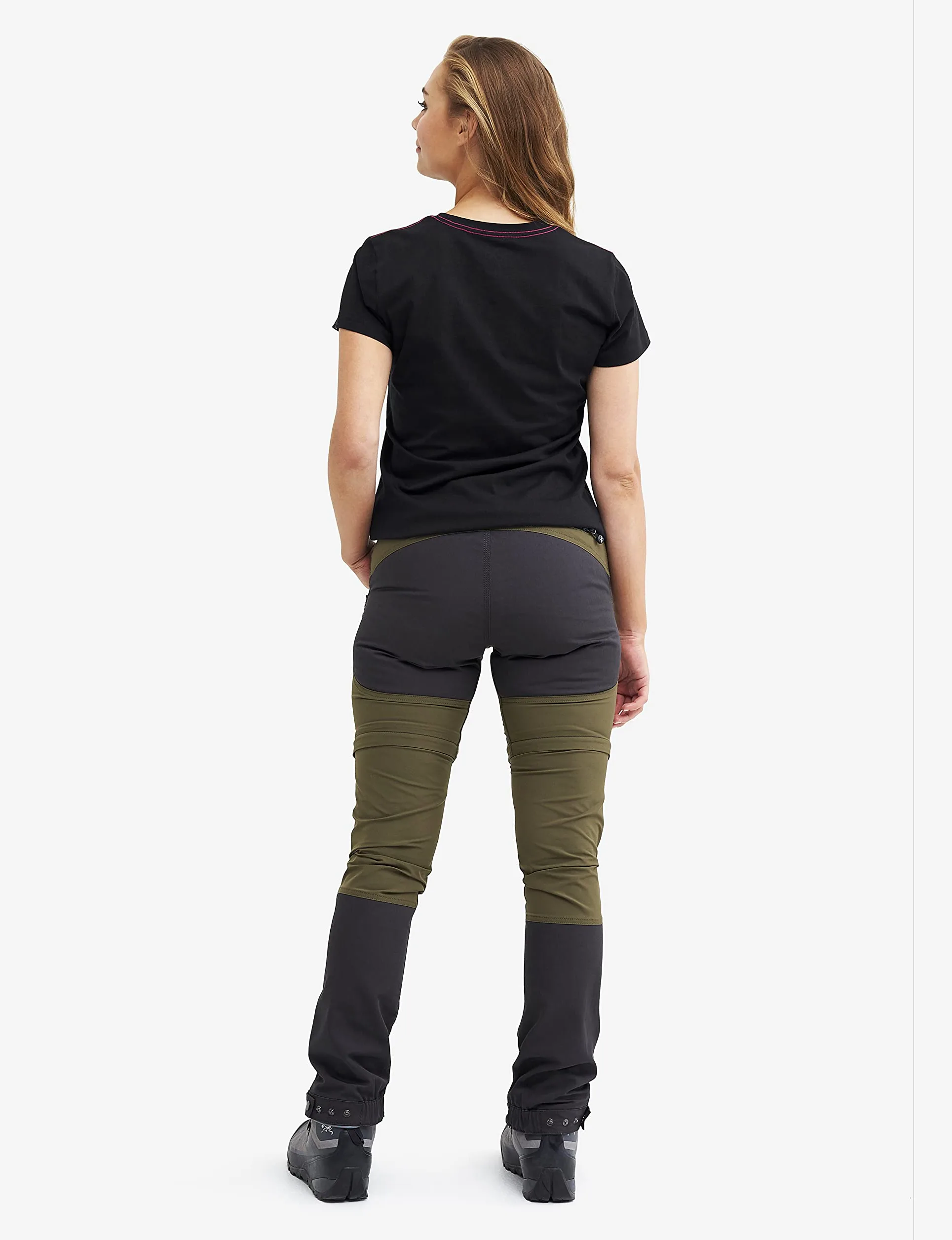RevolutionRace RVRC GP Pro Zip Off Pants para Mujer, Pantalones de Senderismo Convertibles