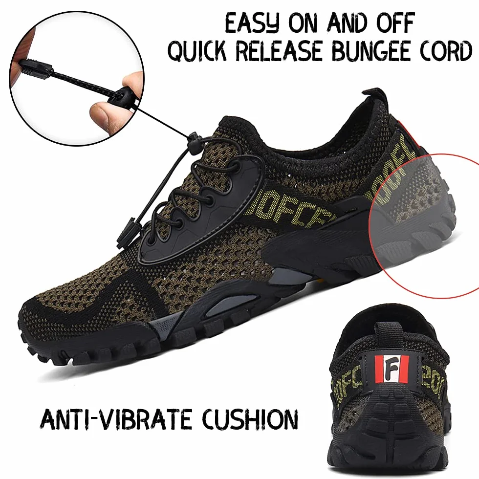 DimaiGlobal Zapatillas de Trekking para Hombres Verano Transpirable Senderismo
