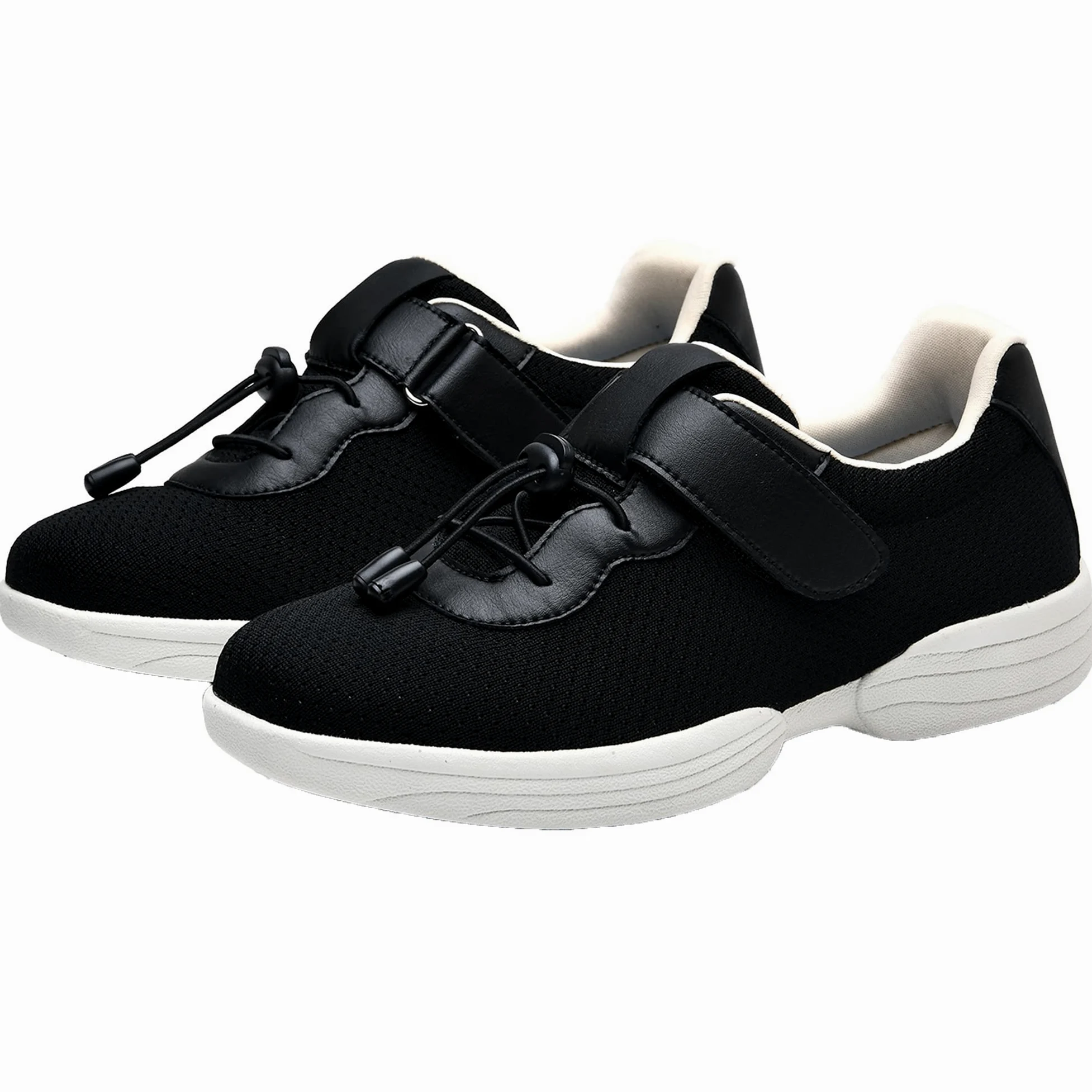 Zapatos para Diabéticos para Mujer Zapatillas Extra Anchas para Pies Hinchados Zapatos Antideslizantes para Caminar Zapatillas para Ancianos con Edema Informales Ajustables